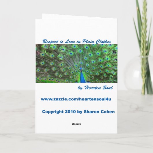 Het Horloge van "vaderdag" over me Kaart (Achterkant)