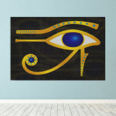 Het Horus Eye Canvas (Insitu (Houten vloer))