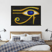 Het Horus Eye Canvas Afdruk (Insitu (Slaapkamer))