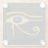 Het Horus-oog Glazen Onderzetter (Achterkant)