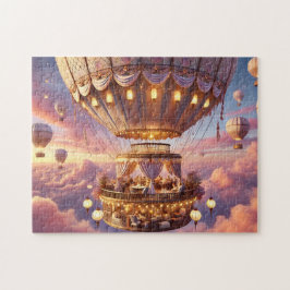 Het Hot Air Balloon Cafe Whimsical Sky Restaurant Legpuzzel