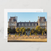 Het Hotel de Ville in Parijs, Frankrijk Briefkaart (Voorkant / Achterkant)