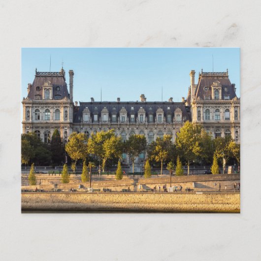 Het Hotel de Ville in Parijs, Frankrijk Briefkaart (Voorkant)