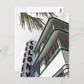 Het Hotel van de kolonie, Miami Briefkaart (Voorkant / Achterkant)