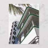 Het Hotel van de kolonie, Miami Briefkaart (Voorkant)