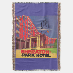 het Hotel van het Park van jaren '50Sheraton - Deken
