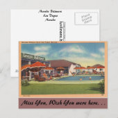 Het Hotel van Nevada, Nevada Biltmore, Las Vegas Briefkaart (Voorkant / Achterkant)