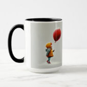 Het houden aan en het Verlaten gaat Mok (Links)