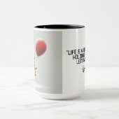 Het houden aan en het Verlaten gaat Mok (Midden)