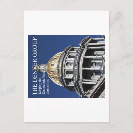 Het houden van de Democratische Partij democ… - Briefkaart (Voorkant)