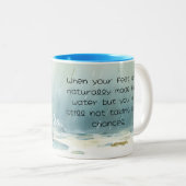 Het houden van de Webbed Feet Dry Two-Tone Mok (Voorkant rechts)