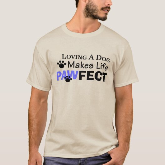 Het houden van een Dog maakt het T-shirt van de Ma (Voorkant)