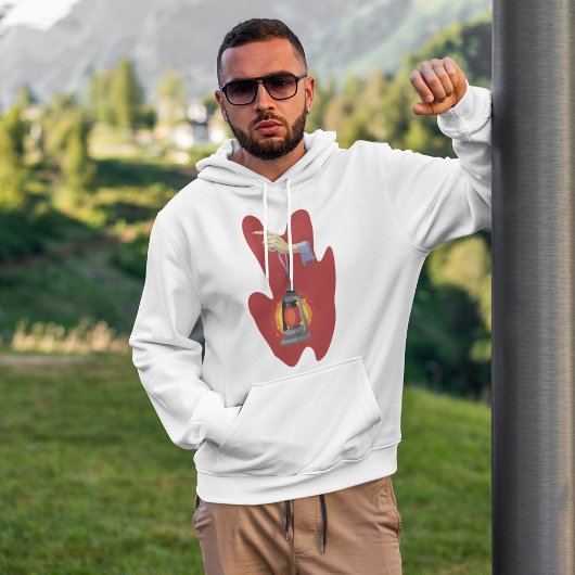 Het houden van een Lantaar Hoodie