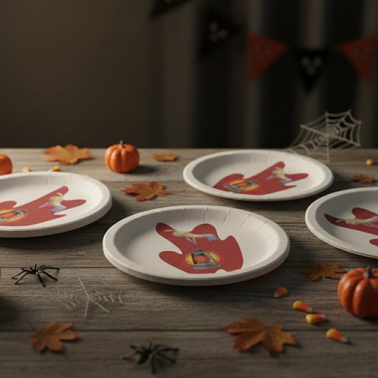 Het houden van een Lantaar Papieren Bordje