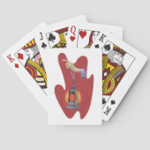Het houden van een Lantaar Pokerkaarten (Achterkant)