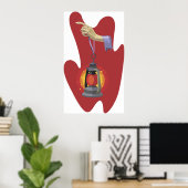 Het houden van een Lantaar Poster (Thuiskantoor)