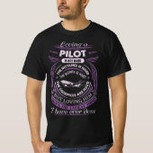 Het houden van een Piloot is niet moeilijk T-shirt (Voorkant)