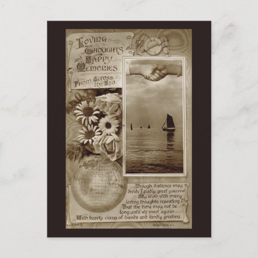 Het houden van Gedachten Briefkaart (Voorkant)