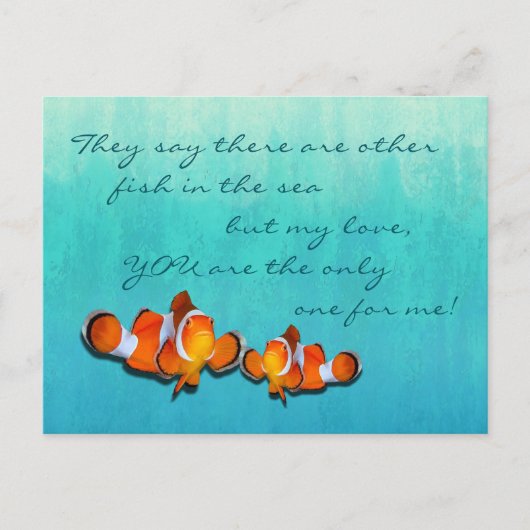 Het houden van gekloonde vis in de Zee Briefkaart (Voorkant)