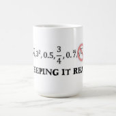 Het houden van het Echte KoffieMok (Center)