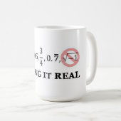 Het houden van het Echte KoffieMok (Voorkant rechts)