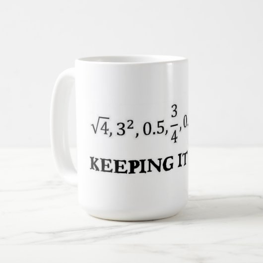 Het houden van het Echte KoffieMok (Voorkant links)