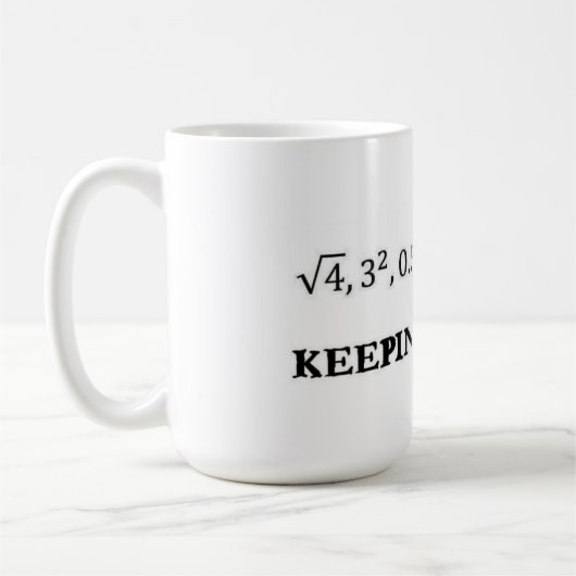 Het houden van het Echte KoffieMok (Links)