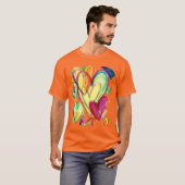 Het houden van het Gehoorvermogen Inspirerend Kuns T-shirt (Voorkant volledig)