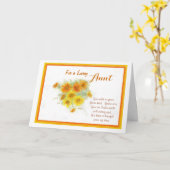 Het houden van het Moederdag van de Tante Kaart (Gele Bloem)