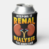 Het houden van het nierdialyse technicus niergroep blikjeskoeler (Blikje Voorkant)