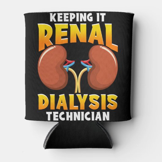 Het houden van het nierdialyse technicus niergroep blikjeskoeler (Voorkant)