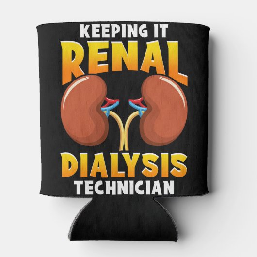 Het houden van het nierdialyse technicus niergroep blikjeskoeler (Achterkant)