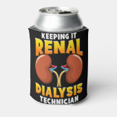 Het houden van het nierdialyse technicus niergroep blikjeskoeler (Blikje Achterkant)