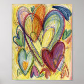 Het houden van het Woorden het Schilderen van het  Poster (Voorkant)