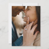 Het houden van Lillies sparen de Datum Save The Date (Achterkant)