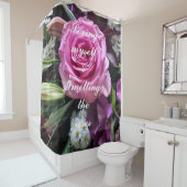 Het houden van mijn eigen Shower Curtain Douchegordijn (In situ)