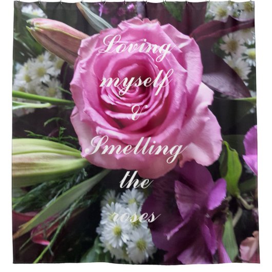 Het houden van mijn eigen Shower Curtain Douchegordijn (Voorkant)