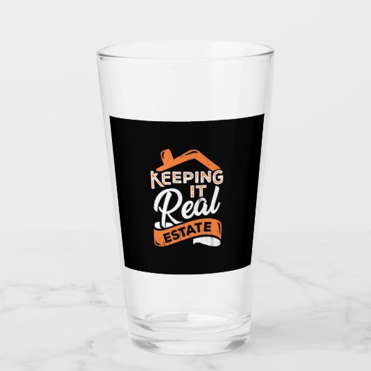 Het houden van onroerend goed glas (Voorkant)