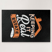 Het houden van onroerend goed legpuzzel (Horizontaal)