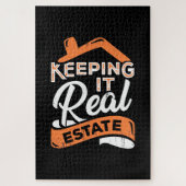 Het houden van onroerend goed legpuzzel (Verticaal)