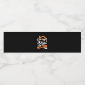 Het houden van onroerend goed waterfles etiket (Enkel label)