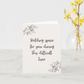 Het houden van ruimte tijdens moeilijke tijd, room kaart (Gele Bloem)