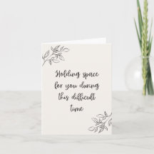 Het houden van ruimte tijdens moeilijke tijd, room