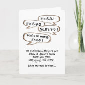 Het houden van Score Pickleball Verjaardag Kaart (Voorkant)