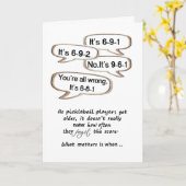 Het houden van Score Pickleball Verjaardag Kaart (Gele Bloem)