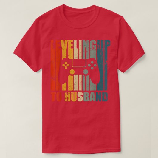 Het houden van tot de echtgenoot Groom bruidend hu T-shirt (Design voorkant)