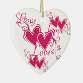 Het houden van u Cadeft Collectie Keramisch Orname Ornament (Rechts)