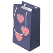 Het houden van Valentijnse Eigenaars Klein Cadeauzakje (Achterkant Gekanteld)