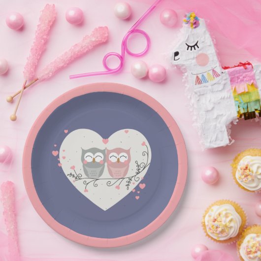 Het houden van Valentijnse Eigenaars Papieren Bordje (Feest)