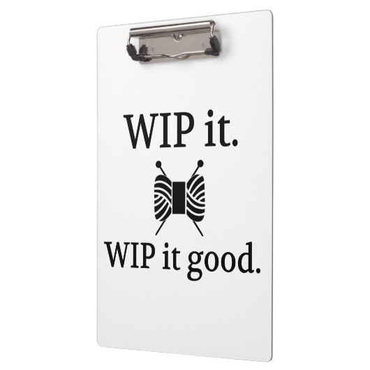 Het houden van WIP het Goede Kunsten Klembord (Links)